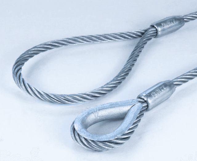 Cable Rach Steel Swaging not suitable for lifting purposes
