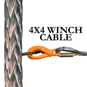 Synthetic 4X4 Winch Cable (UHMWPE)