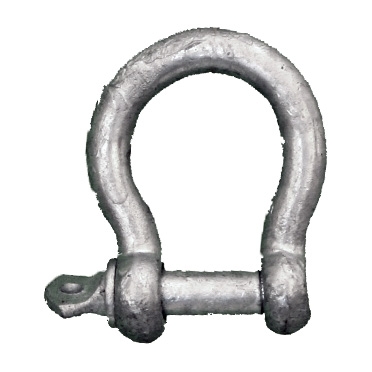Galvanised Bow Shackle - Commercial 