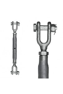 Galvanised Fork/Fork Riggingscrew - Rated